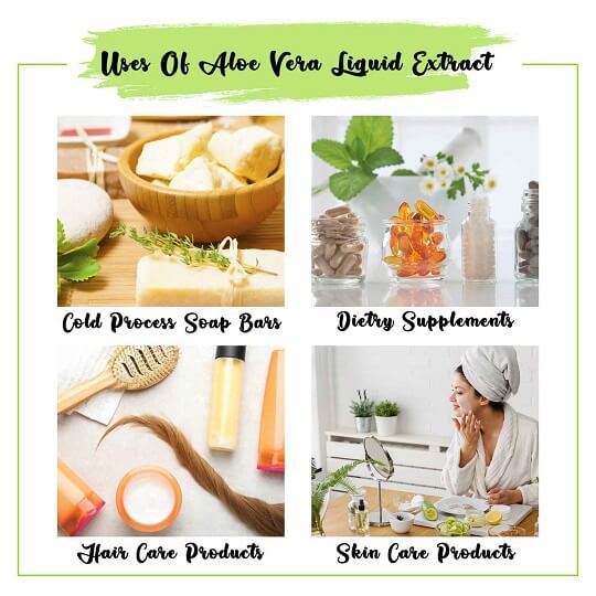 Aloe Vera Liquid Extract Uses