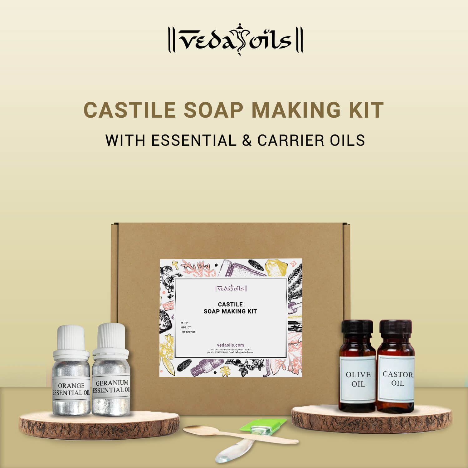 DIY Castile Soap Bar Making Kit
