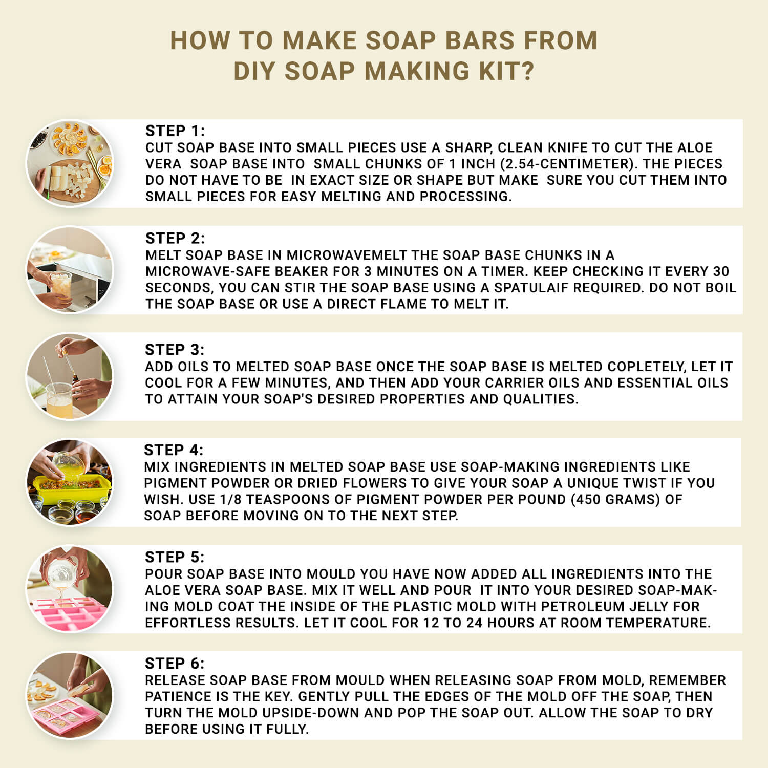 How to Make Castile Soap Bar