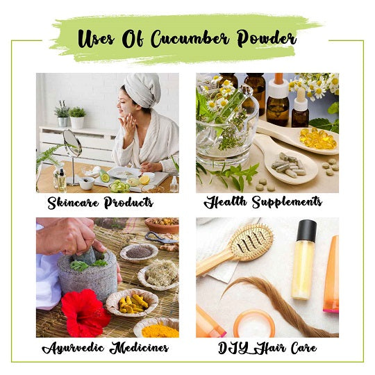 Cucumber Powder Uses