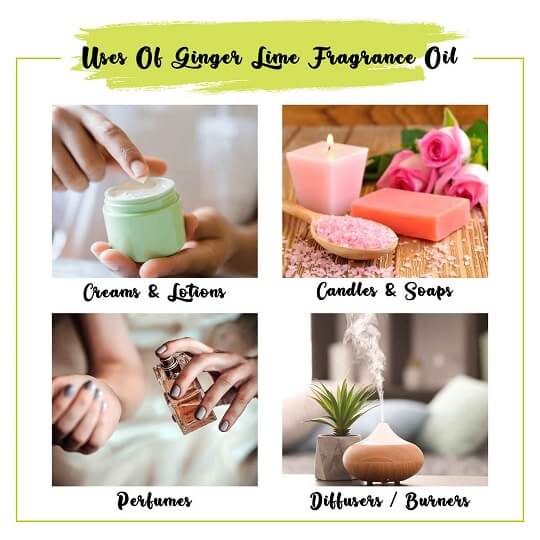 Ginger Lime Fragrance Oil Uses