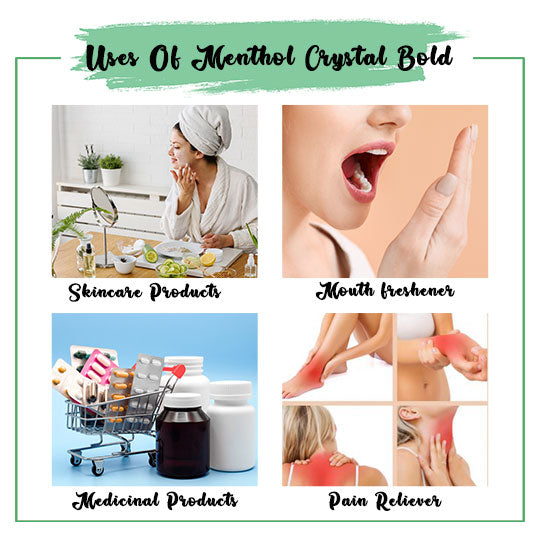 Menthol Crystal Bold Uses